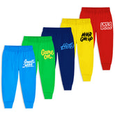 Trampoline Boys & Girls Printed Pyjamas (Pack of 5)