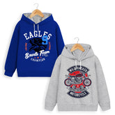 Trampoline Boys Full Sleeve Printed Hooded Sweatshirt (Pack of 2)