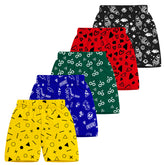 Trampoline Boys & Girls Casual Printed Shorts (Pack of 5)