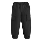 Trampoline Boys Woven Cargo Trousers Regular Fit with 4 Pockets (Black)