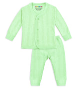 Trampoline Pack Of 1 Pastel Pista Green Striped Thermal Set
