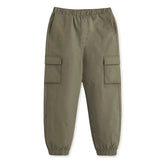 Trampoline Boys Woven Cargo Trousers Regular Fit with 4 Pockets (Olive)