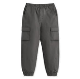 Trampoline Boys Woven Cargo Trousers Regular Fit with 4 Pockets (Grey)