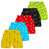 Trampoline Boys & Girls Casual Printed Shorts (Pack of 5)