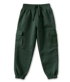 Trampoline Kids Boys Cargo Joggers - Green