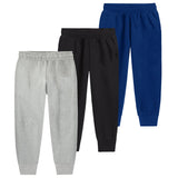 Trampoline Boys Pack of 3 Eagles Usa Track Pant - Black Grey & Blue