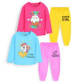 Trampoline Baby Boys & Girls Casual Clothing Set Pack of 2 Pink