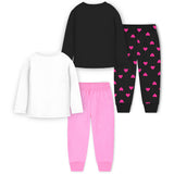 trampoline baby boys girls casual Clothing Set pack of 2 white Black