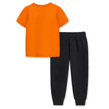 Trampoline Boys Printed T-shirt & Track Pant Set (Pack of 1)