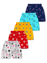 Trampoline Boys & Girls All Over Printed Shorts (Pack of 5)