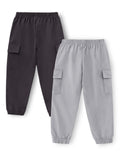 Trampoline Kids Boys Cargo Joggers Pack of 2