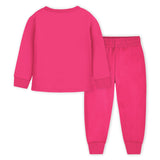 Trampoline Kids Cotton Terry Loop Patch-Work T-shirt and Pyjama Set