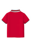 Trampoline Boys Solid Polo T-Shirt - Red