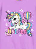 Trampoline Girls Unicorn Sweatshirt - Purple