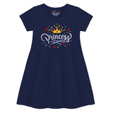 Trampoline Girls Midi Dress Combo | Half Sleeve Cotton Dresses with Fun Prints | Soft & Stylish Everyday Outfits for Kids | Pack of 2