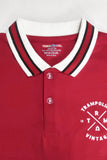 Trampoline Boys Solid Polo T-Shirt - Red