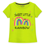 Trampoline Girls Pack of 2 Daddy & Rainbow Clothing Set - Pink & Green