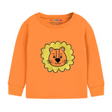 Trampoline Kids Cotton Terry Loop Patch-Work T-shirt and Pyjama Set