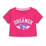 Trampoline Girls Graphic Printed Pack of 3 Crop Top