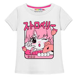 Trampoline Girls Printed T-Shirt and Track pant Set Pack of 1