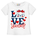 Trampoline Girls Pack of 5 Heart & Love Yourself T-Shirt - Multicolor