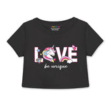 Trampoline Girls Printed Crop Top and Track pant Set Pack of 1