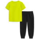 Trampoline Boys Printed T-shirt & Track Pant Set Pack of 1