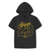 Trampoline Boys Printed T-shirt & Track Pant Set (Pack of 1)