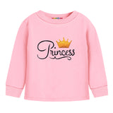 Girls Princess Patch Embroidered Sweatshirt & Pajama Set | Trampoline Kids