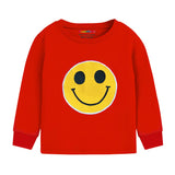 Trampoline Kids Cotton Terry Loop Patch-Work Printed T-shirt and Pyjama Set