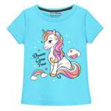 Trampoline Girls Printed T-Shirt and Track pant Set Pack of 1