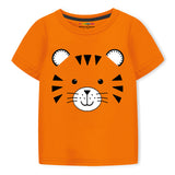 Trampoline Boys Pack of 2 Dinosaur & Tiger Clothing Set - Orange & Blue