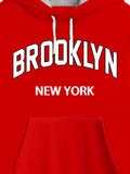 Trampoline Girls Brooklyn New York Sweatshirt - Red