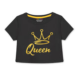 Trampoline Girls Printed Crop Top and Track pant Set Pack of 1