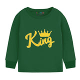 Trampoline Kids Cotton Terry Loop Patch-Work Printed T-shirt and Pyjama Set