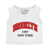 Trampoline Girls Printed Sleeveless Crop Top and Track pant Set Pack of 1