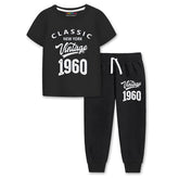 Trampoline Boys Printed T-shirt & Track Pant Set Pack of 1