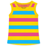 Trampoline Girls Sleeveless All Over Printed Printed T-Shirt Pack of 3