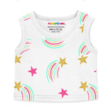 Trampoline Girls Graphic Printed Pack of 3 Crop Top