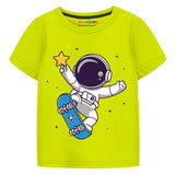 Trampoline Boys Printed T-shirt & Short Set Pack of 2