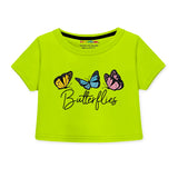 Trampoline Girls Graphic Printed Pack of 3 Crop Top