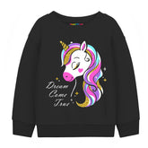Trampoline Girls Full Sleeve Printed Sweatshirt (Pack of 1)