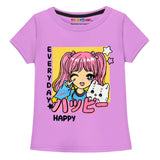 Trampoline Girls Printed T-Shirt and Track pant Set Pack of 1