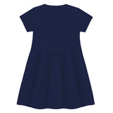 Trampoline Girls Midi Dress Combo | Half Sleeve Cotton Dresses with Fun Prints | Soft & Stylish Everyday Outfits for Kids | Pack of 2