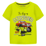 Trampoline Boys Printed T-shirt & Track Pant Set Pack of 1