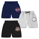 Trampoline Boys & Girls Casual Printed Shorts (Pack of 3)
