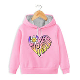 Trampoline Girls Full Sleeve Printed Hooded Sweatshirt (Pack of 1)