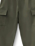 Trampoline Kids Boys Cargo Joggers Pack of 2 - Multicolor