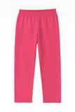 Trampoline Girls Pack of 3 Solid Leggings - Purple Pink & Black