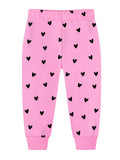 Trampoline Kids Girls Little Sweet Text & Moon T-Shirt & Pajama Set Pack of 2 - Multicolor